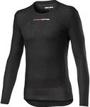 CASTELLI Prosecco Tech Long Sleeve Men's Cycling Underwear, Mens, 4520529, Black, L