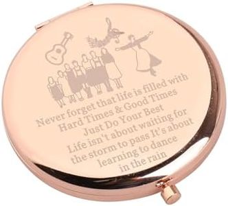 WSNANG Sound of Movie Music Compact Mirror Musical Merchandise Musical Lovers Movie Makeup Pocket Mirror (Sound Mirror)