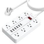 Power Strip Surge Protector with 6 