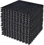 Sivan Fitness 1/2" Thick Rubber Top High-Density EVA Foam Gym Flooring for Home Gym - 72 Sq Ft Exercise Mat Tiles for Workout, Yoga, MMA, Heavy Exercise Equipment Mat - 18 Interlocking Gym Floor Mat