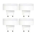 SLEEKLIGHTING | 11w, 60W Eq, GU24 Base LED 2 Prong Light Bulbs, UL Approved, 120v, Mini Twist Lock, 4200K–Daylight White, Dimmable - Replaces Spiral Self Ballasted CFL Two Pin Fluorescent Bulbs (4PK)