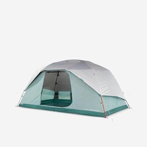 Quechua Decathlon Arpenaz 6 Person Ultrafresh Camping Tent with Poles Verdigris - Camping Tent