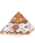 A One Crystal Original Shree Yantra Gomti Chakra Pyramid for Wealth and Prosperity Feng Shui vastu Items for Home | Good Luck | Positive Energy | Size 2.5-3 inch