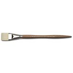 Winsor & Newton 5010316 Synthetic Artist Oil Brush with High Elasticity & Lifespan, Ergonomic Handle for Oil Paints and Alkyd Paints - Flat Brush, Short No. 16