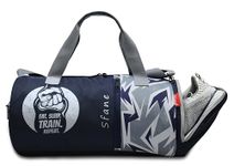 Sfane Navy Gym Bag/Duffle Bag/Sports Bags/Shoulder Bag/Sports Bags/Gym Bags for Men & Women with Shoe Compartment.