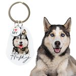 Splosh Pet Keyring Husky. Personalised Keyring. Dog Key Ring Personalised Gifts. Customised Gifts Dog Key Chain. Key Rings for Dog Lovers. Dog Accessories, Dog Key Tags.…