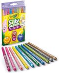 Crayola Silly Scents Washable Markers, 10 Colours & Scents, Great Colouring Fun for home or The classroom