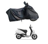 Ridershine Waterproof Cover - UV Protection - Waterproof Scooty Cover for Jupiter 125 Black