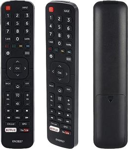 Universal TV Remote Control for Hisense Remote Control - Direct for All Hisense TV Remote Control LED Smart TVs, with Shortcut Buttons for Netflix, YouTube EN2B27 EN-2B27 RC3394402/01 3139 238