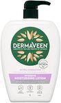 DermaVeen Extra Hydration Intensive Moisturising Lotion 1L | Dermatologically Tested, With Colloidal Oatmeal | Non-Greasy