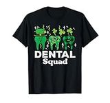 St Patrick Day Dental Squad Saint Paddys Teeth Irish Dentist T-Shirt