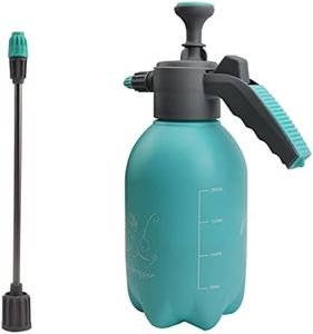 Spruzzatore da giardino con pompa a pressione da 2 l, spruzzatore portatile con valvola di limitazione della pressione, flacone spray detergente, spruzzatore per diserbanti (blu)