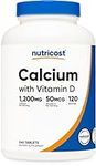 Nutricost Calcium with Vitamin D3, 