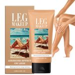 Waterproof Leg Makeup to Cover Veins,No Transfer Full Coverage Body Foundation&Concealer,Long Lasting Waterproof Leg&Body Makeup for Mature Skin,Scar Cover Up Makeup,Concealer for Women(Medium Tan)
