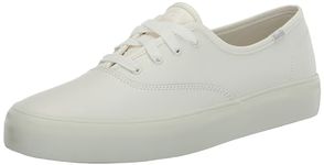 Keds Women's Champion Gn Leather Sneaker, White, 9.5 M US