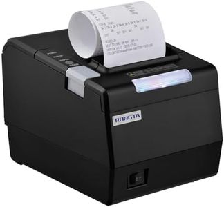 RONGTA 80mm Thermal Receipt Printer for Restaurant Kitchen, POS Printer with Auto Cutter, USB Serial Ethernet Interface for ESC/POS, Support Windows/Mac/Linux Cash Drawer, Do not Square/Clover (RP850)