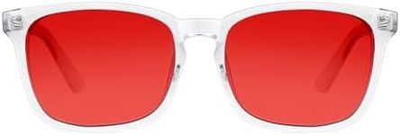 TIJN Sleep Glasses for 99.9% Blue Green Light Blocking Dual AR Coatings Red Lens for Computer Gaming Reduce Eyestrain