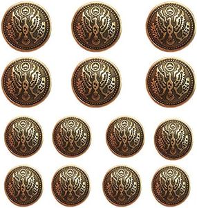 ByaHoGa 14 pièces Métal Boutons 20mm 15mm pour Blazers Costumes Manteaux (MB20050)