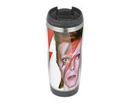 David Bowie Awesome Bolt - Travel Mug, Thermal Insulated Cup for Hot and Cold Beverages Drinks