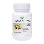 Biotrex Nutraceuticals Selenium 200 (mcg) for Immune System, Thyroid, Prostate and Heart Health | 60 Vegetarian Capsules