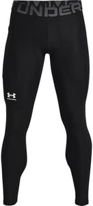 Under Armour Men's HeatGear Armour Leggings , Black (001)/Pitch Gray, Large