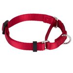 Hyhug Durable Nylon Anti - Escape Martingale Dog Collar for Puppy Boy and Girl Dogs - Walking Training Daily Use. (Small, Red)