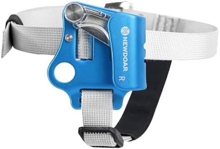 NewDoar Right Foot Ascender Riser Rock Climbing Tree Arborist Mountaineering Rappelling Quick Step Equipment CE Certified Climbing Device for 8~13MM Rope(Right Blue)