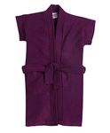 BUMZEE Purple Terry Cotton Girls Bathrobe Age - 3-4 Years