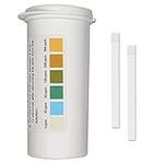 Restaurant Chlorine Sanitizer Plastic Test Strips, 0-300 ppm [Moisture Wicking Vial of 100 Strips]