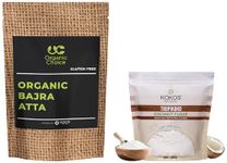 Kokos Natural - Bajra Atta(Pearl Millet) 1kg, Coconut Flour Pouch 400 g - Total 1400 Gm