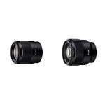 Sony SEL35F18F FE 35mm F1.8 large-aperture wide-angle prime lens & SEL-85F18 Portrait Lens Fixed Focal 85mm F1.8 Full Frame Suitable for A7, ZV-E10, A6000 and Nex Series, E-Mount) Black