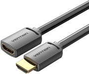 VENTION HDMI Extender 0.5m 4K 60Hz HDMI Extension Cable High Speed Male to Female Lead Support HDMI2.0, 3D, HDR, ARC Compatible with TV Roku Laptop Xbox Blu-Ray PS5/PS4 Switch