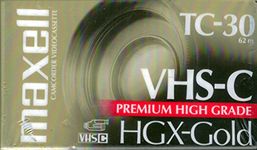 High Grade VHS-C Videotape Cassette Set of 2