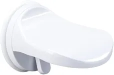 Suction Mount Shower Foot Rest for Tiles 4.5 x 4.5 - Shower Step for Shaving - Easy Install - Non Slip - Bathtub Foot Rest