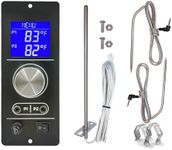 Meatender Gen 2 Retro Fit Non-WiFi PID Controller Replacement for Camp Chef Pellet Grill and Smoker (PG24-82) Models of Pursuit 20, SG24,SG 30, SGX, DLX, XT & Meat Temperature Probes & Grill Probe