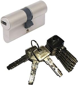 ABUS - EC550 Profil-Double cylindre Longueur (a/b) 30/30mm (c=60mm) avec 8 Clés