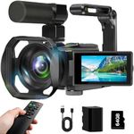8K Video Camera Camcorder, 64MP IR 