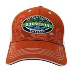 CBS Survivor Outwit, Outplay, Outlast Baseball Cap - Official Hat of Jeff Probst As Seen On, Orange, One Size