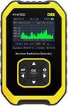 Premium Geiger Counter Radiation Detector, Rechargeable Nuclear Radiation Dosimeter, Portable Handheld Beta Gamma X-ray Monitor Meter with LCD Display, 5 Dosage Units Switched Nuclear Detector