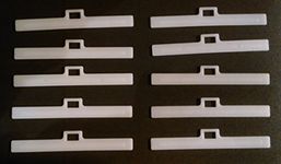 Blindspares Vertical blind single hole top hangers 3.5" (spare parts for repair) Pack of 10