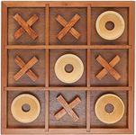 WE Games Tic-tac-Toe Wooden Board G