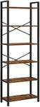 VASAGLE 6-Tier Tall Bookshelf, Larg