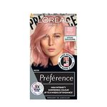L'Oréal Paris Permanent Hair Colour, Long-Lasting Shine and Intense Colour, For up to 8 Weeks, Preference Vivids (Colorista), Rose Gold 9.214, x1 pack