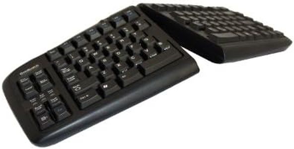 Goldtouch GTN-0099 V2 Adjustable Ergonomic Keyboard -- PC Only (USB & PS2) Black