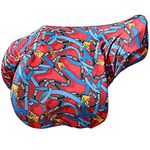 Harrison Howard Stretchy Saddle Cover Keep Saddle Scratch-and-Dust Free Multi-Prints GP/CC Saddle Cover-Entwined