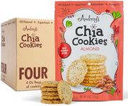 Audrey's Chia Cookies - (Almond, 4 Pack), Natural, Antioxidants, Omega-3's, Non-GMO