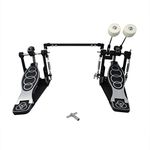 Bass Drum Double Kick Pedal For Drum Set Kit by Trademark Innovations