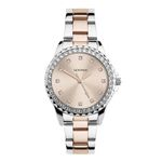 Sekonda Women's Quartz Watch with Rose Gold Dial Analogue Display and Multi-Colour Bracelet 4254.27