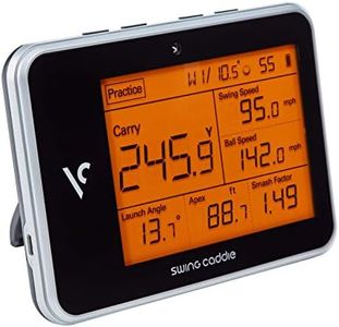 VOICE CADDIE SC300 Swing Caddie Portable Launch Monitor - Carry/Total Distance, Smash Factor, Launch Angle, Swing Speed, Apex, Ball Speed