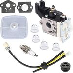 ZAMDOE GT225 Carburetor for Echo GT225 GT225i GT225L GT225SF SRM225 SRM225i SRM225SB SRM225U PAS225 PE225 PPF225 SHC225 String Trimmer Weed Eater with Fuel Line Tune Up Kit